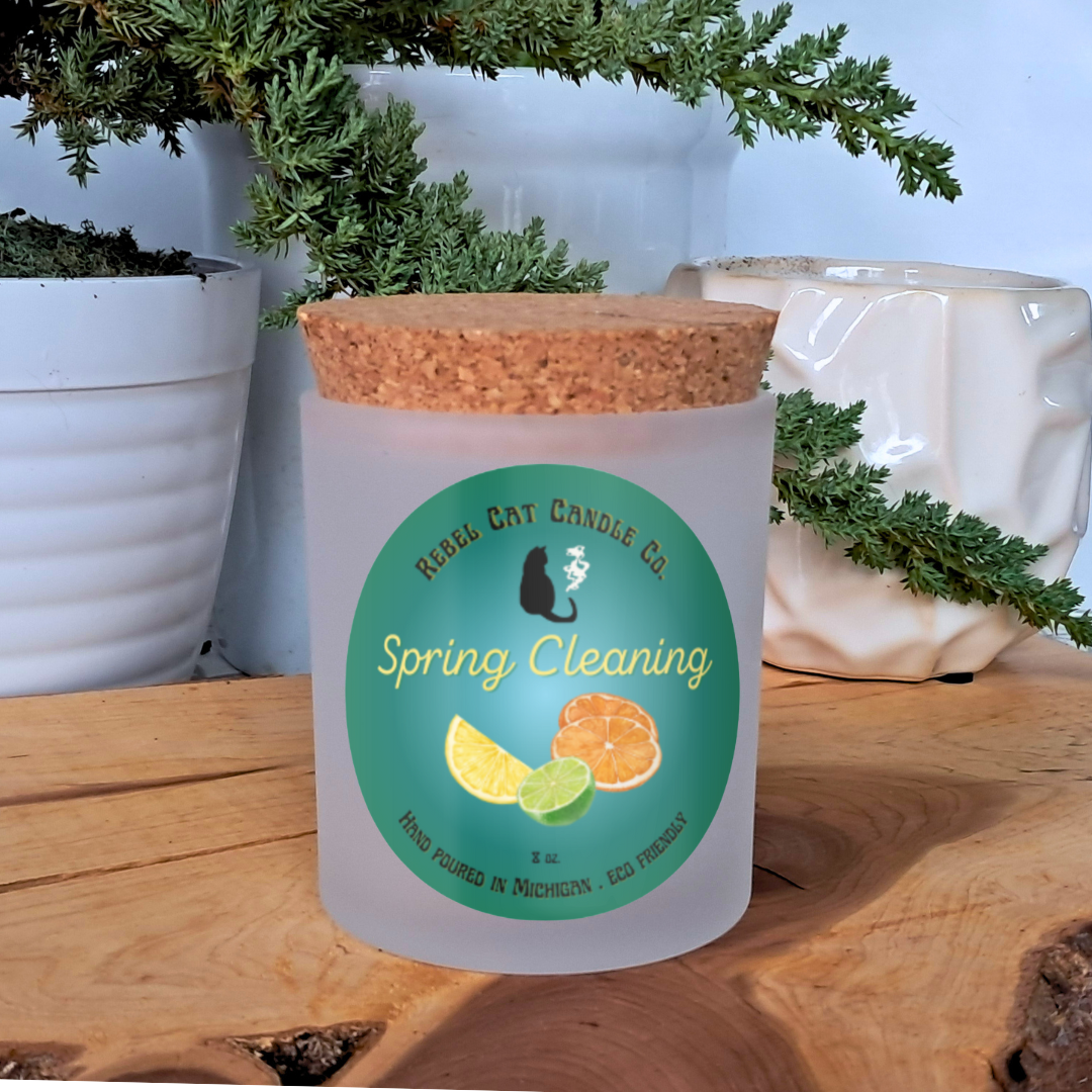 Spring Cleaning - 8 oz. Coconut & Soy Wax Candle