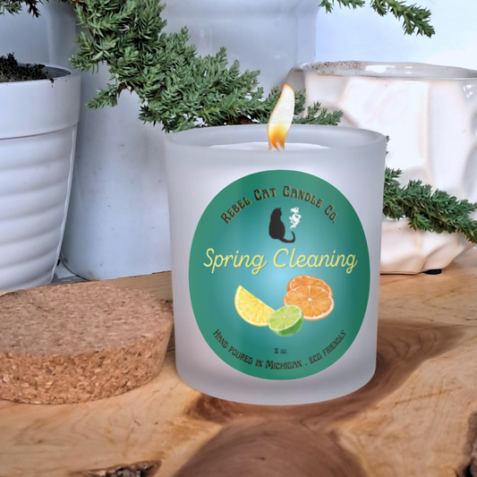 Spring Cleaning - 8 oz. Coconut & Soy Wax Candle