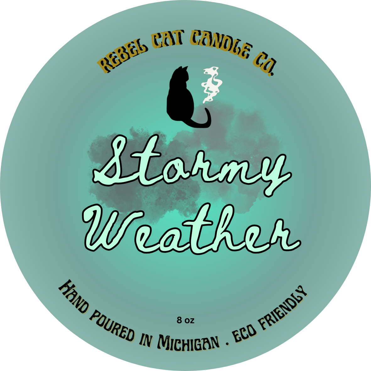 Stormy Weather- 8 oz. Coconut & Soy Wax Candle