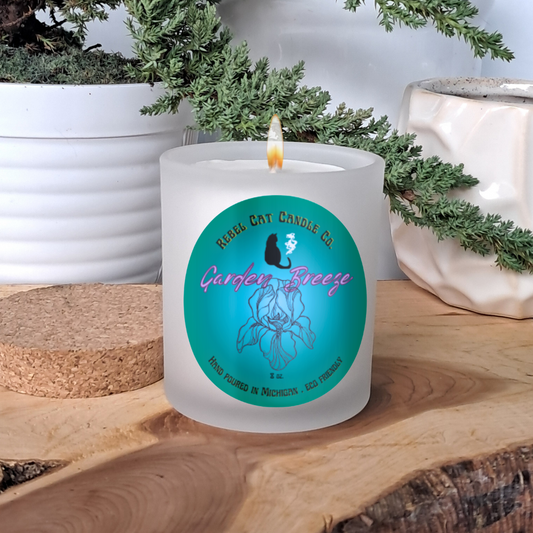 Garden Breeze - 8 oz. Coconut & Soy Wax Candle