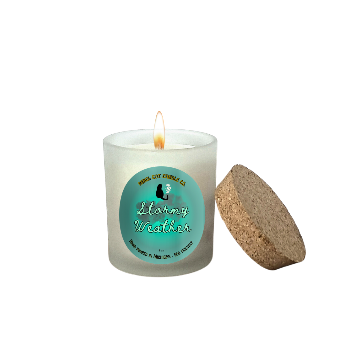 Stormy Weather- 8 oz. Coconut & Soy Wax Candle