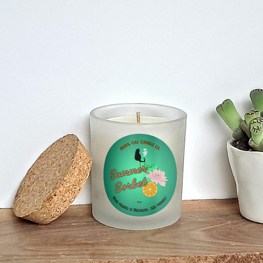 Summer Sorbet- 8 oz. Coconut & Soy Wax Candle