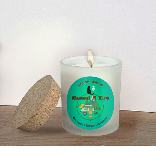 Flannel and Fire - 8 oz. Coconut & Soy Wax Candle