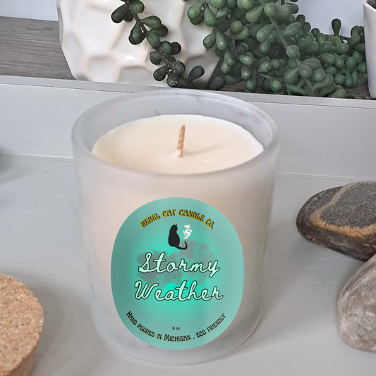 Stormy Weather- 8 oz. Coconut & Soy Wax Candle