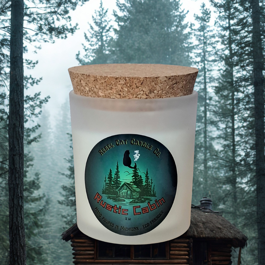 Rustic Cabin - 8 oz. Coconut & Soy Wax Candle