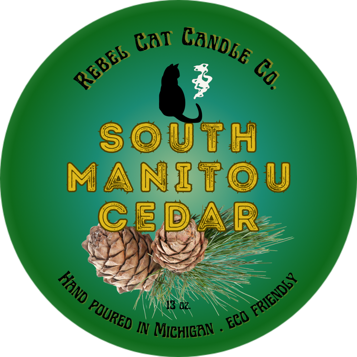 South Manitou Cedar - 13 oz. Coconut & Soy Wax Candle