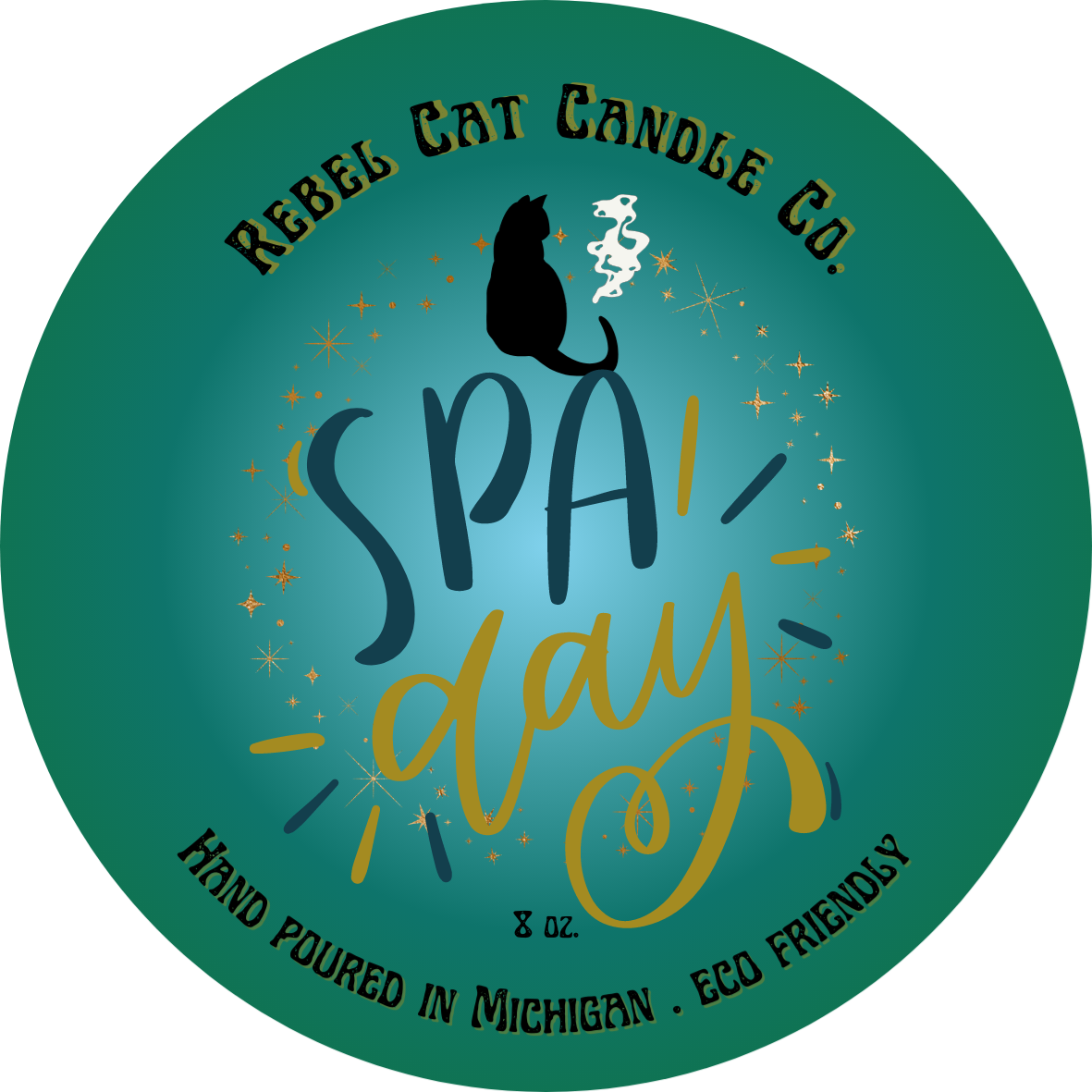 Spa Day Spring Candle - 8 oz Coconut and Soy wax candle