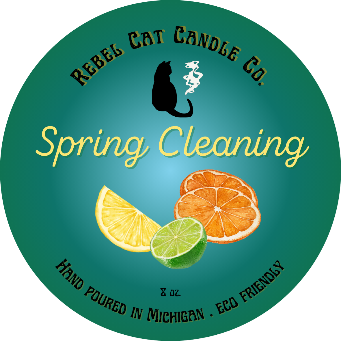 Spring Cleaning - 8 oz. Coconut & Soy Wax Candle