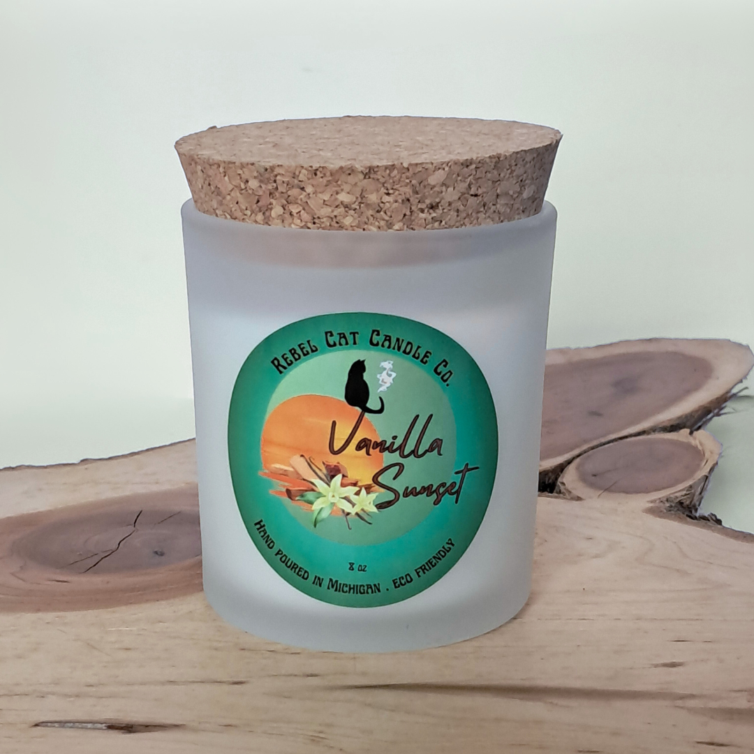 Vanilla Sunset - 8 oz. Coconut & Soy Wax Candle
