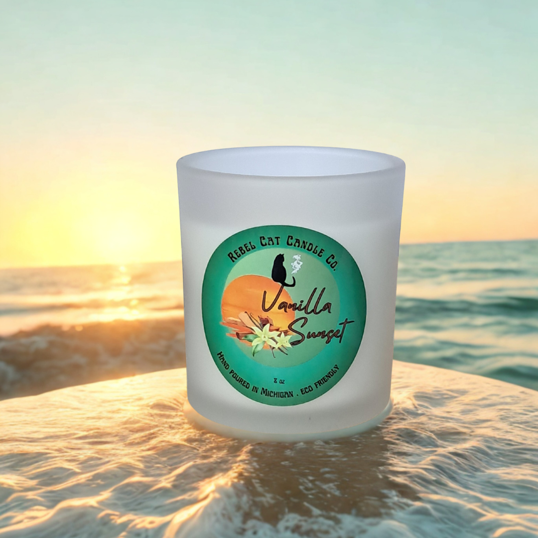 Vanilla Sunset - 8 oz. Coconut & Soy Wax Candle