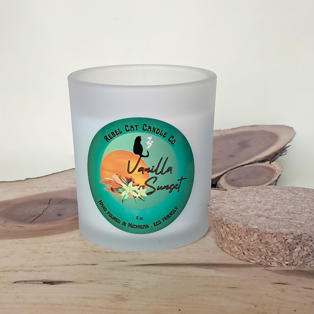 Vanilla Sunset - 8 oz. Coconut & Soy Wax Candle