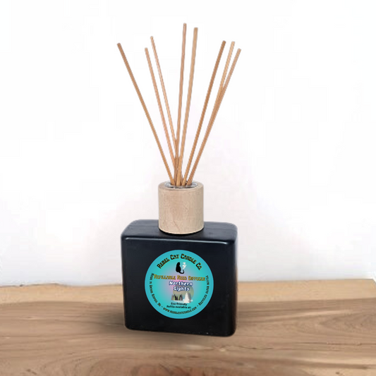Northern Lights Reed Diffuser- Michigan Collection 8 oz recycled glass
