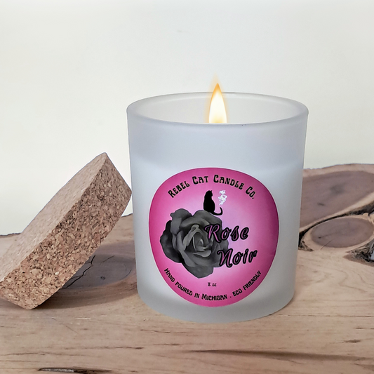 Rose Noir - 8 oz. Coconut & Soy Wax Candle