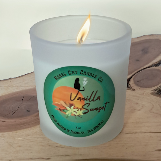 Vanilla Sunset - 8 oz. Coconut & Soy Wax Candle