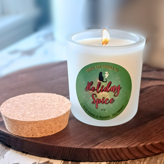 Holiday Spice - 8 oz. Coconut & Soy Wax Candle