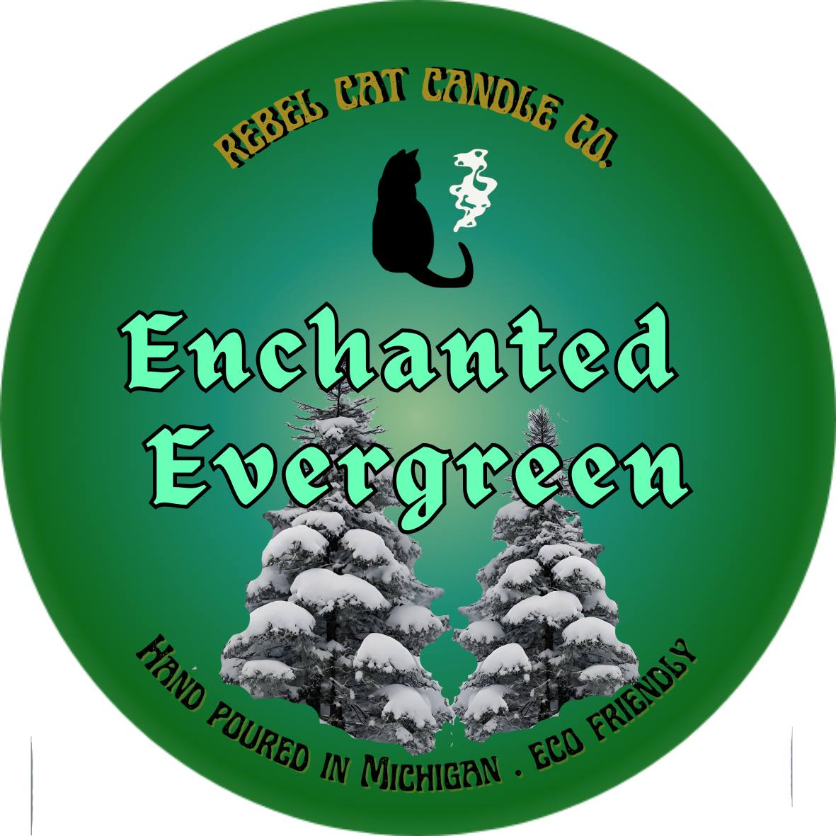 Enchanted Evergreen - 8 oz. Coconut & Soy Wax Candle