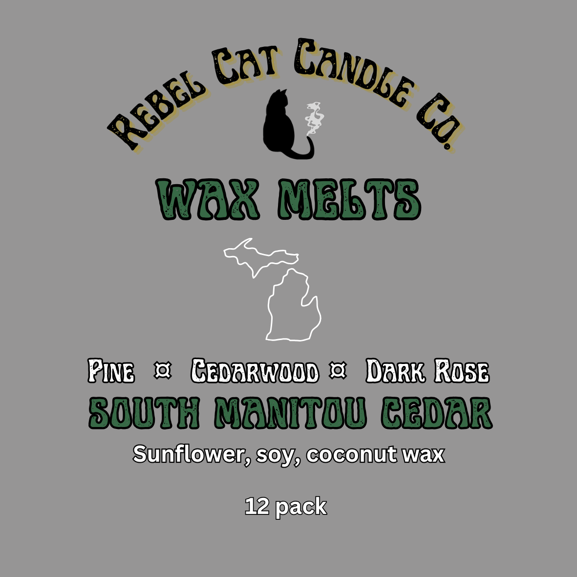 Michigan Wax Melts -  South Manitou Cedar 12 pc.