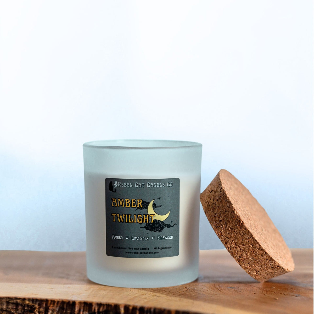 Amber Twilight - 8 oz. Coconut & Soy Wax Candle