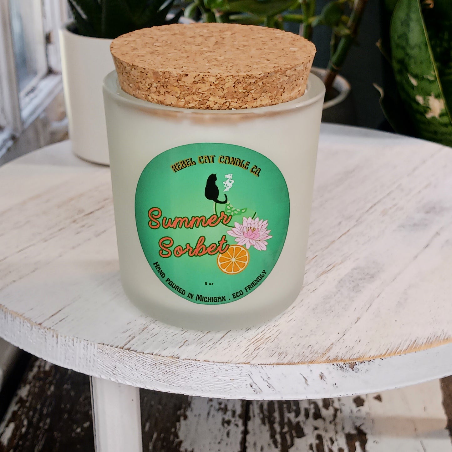 Sorbet Summer - 8 oz. Coconut & Soy Wax Candle