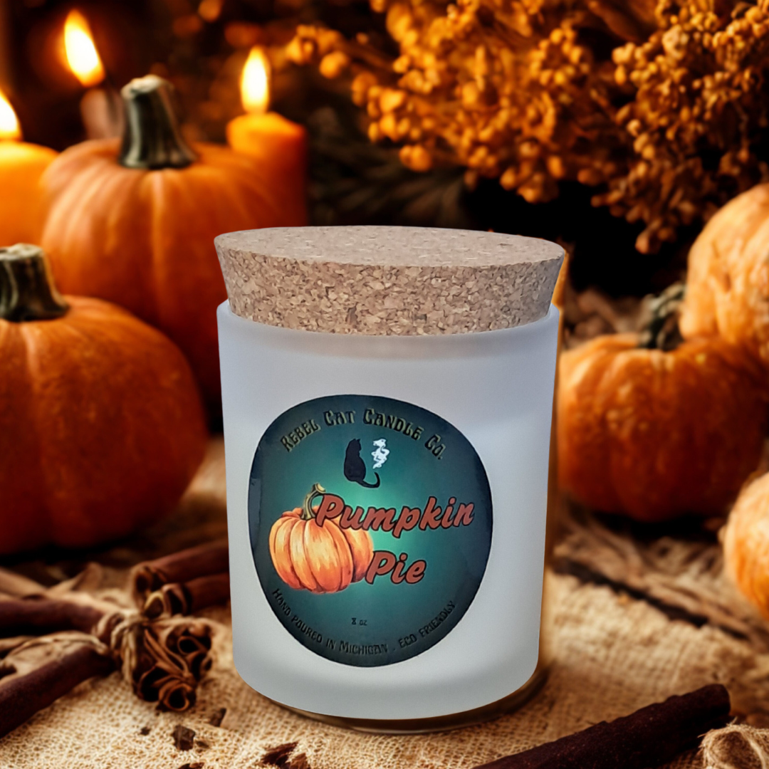 Pumpkin Pie - 8 oz. Coconut & Soy Wax Candle